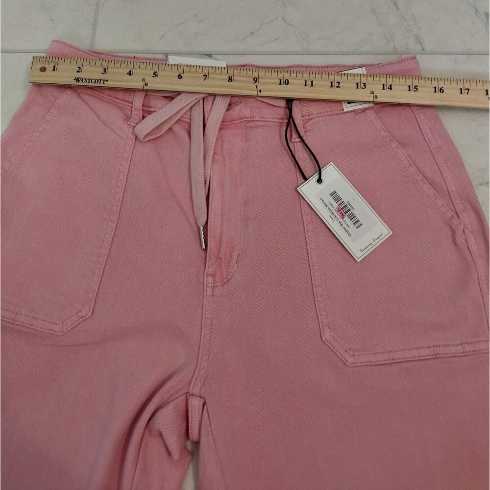 NWT Judy Blue Pink High Waist Pocket Denim Jogger Sz 11/30 - Picture 14 of 15